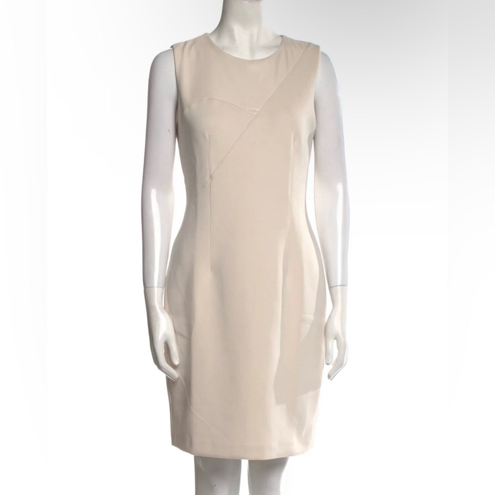 DKNY WOMEN SIZE 6 SAND DRESS